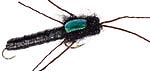 Cased Black Stonefly