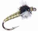 Chironomid Bomber - Green & Silver: half dozen flies