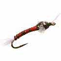 Chironomid Bomber - Green & Silver