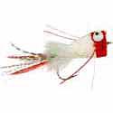 Bass Bug Red and White