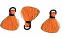 Orange Poly Yarn Strike Indicator