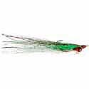 Clouser Minnow - Brown and Green: half dozen flies