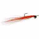 Clouser Minnow - Red and White