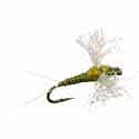 Yellow Foam Hopper: half dozen flies