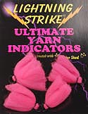 Lightning Strike Fluorescent Pink Poly Yarn Strike Indicator