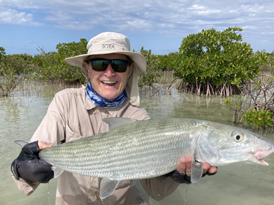 Jan Forszpaniak with Record Bonefish