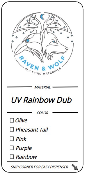 UV Rainbow Dubbing