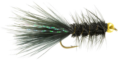 Black Beadhead Wooly Bugger