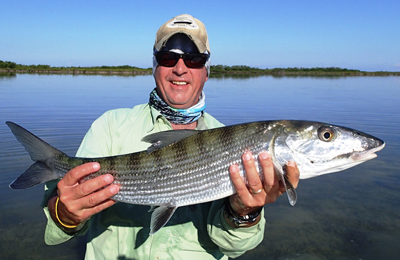 Bump Williams Bonefish on Tan Mantis Shrimp