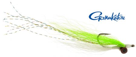 Chartreuse & White Clouser Minnow