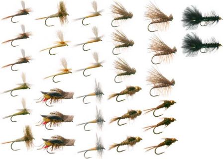 39 Piece Western Fly Assortment for Trout