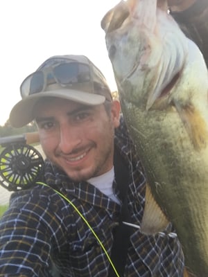 Herbie Jaime got this Gorgeous Largemouth to pose with him for a selfie, after catching it on a Mouse Rat.