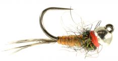 Jiggy V-Rib Mayfly Nymph - Tan Tungsten Bead