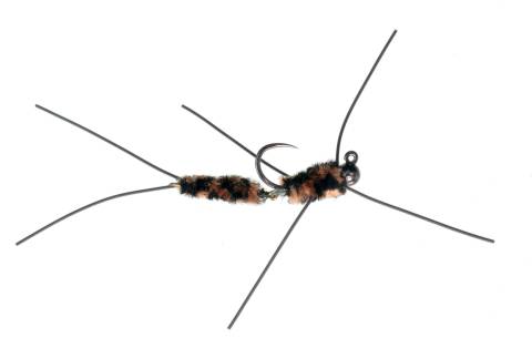 Jiggy Articulated Pat's Rubberleg - Coffee TB