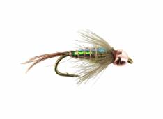 Fliegenfischen PHEASANT TAIL NYMPHS Flashback Set Größen 10-14 Acht fliegt PACK # 1