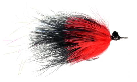 DR Dzonot Tarpon Fly - Black and Red Lead Eyes
