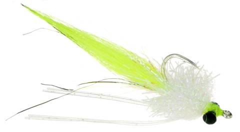 Hopedale Crab - White and Chartreuse