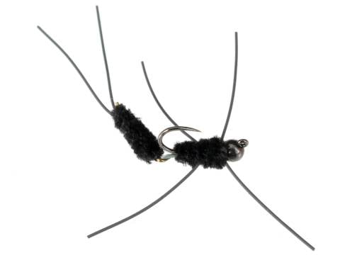 Jiggy Articulated Pat's Rubberleg - Black TB