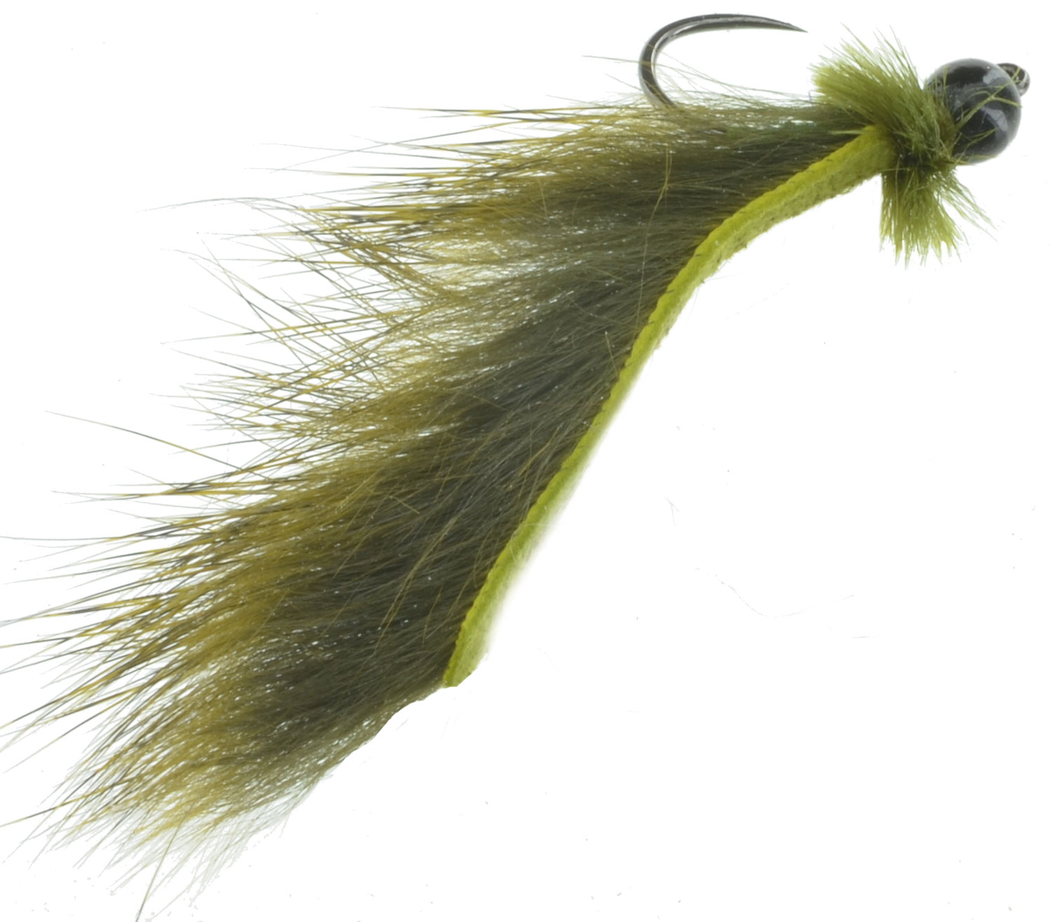 DiscountFlies Online Fly Shop Jiggy Mini Leech Olive