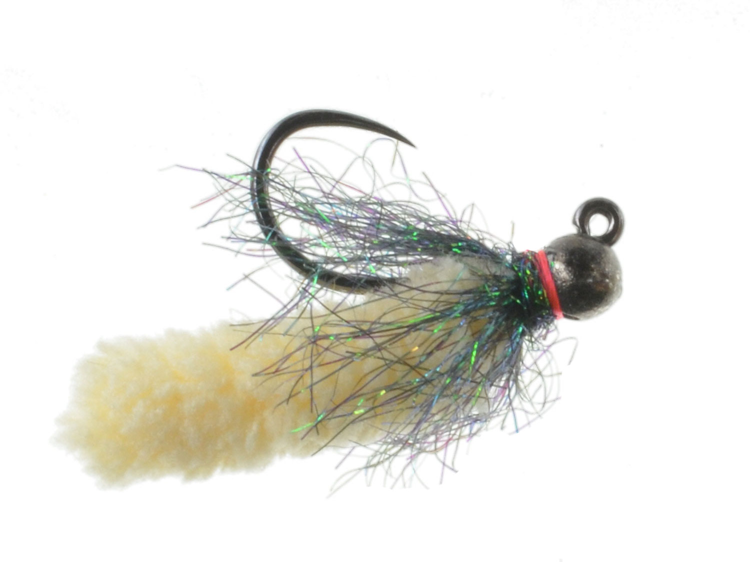 Jiggy Tungsten Bead Mop Fly Cream