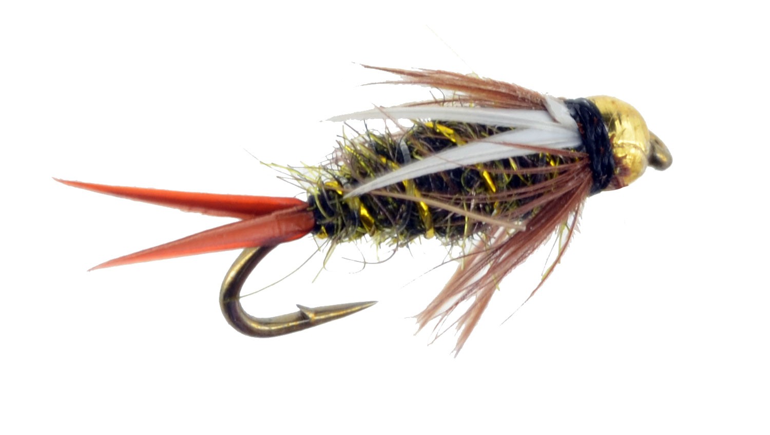 Bead Head Prince Nymphs size 12/14 asst  X 12  TROUT STEELHEAD 