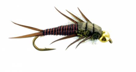 Wired Brown Stonefly, Fly Fishing Flies For Less