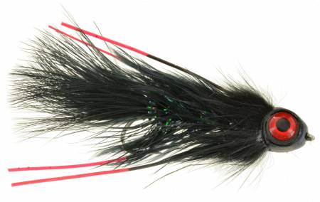 Bug Eyed Bugger - Black, Fly Fishing Flies For Less
