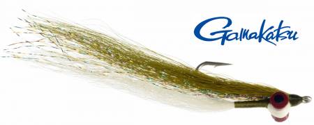 Clouser Minnow - Olive & White  Fly Fishing Flies For Less