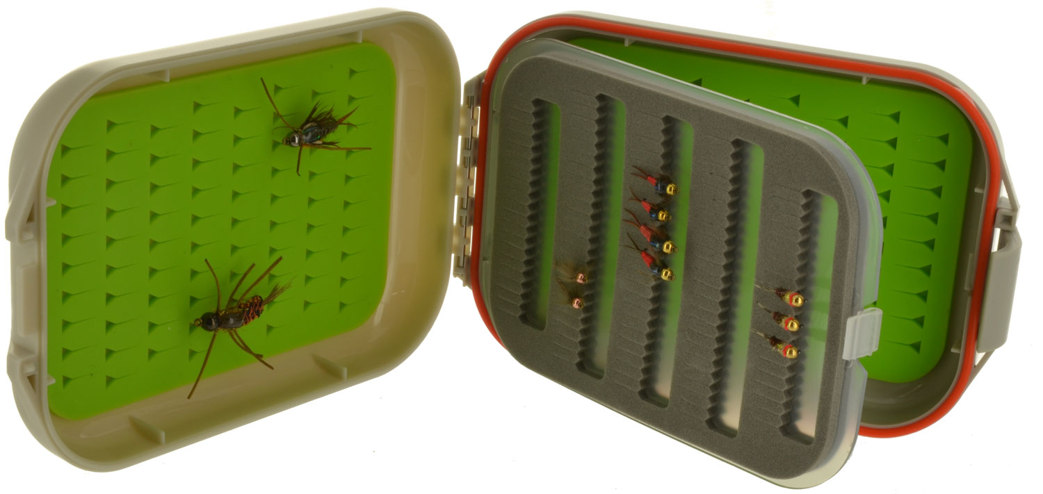 Swing Leaf Silicon Insert Waterproof Fly Box, Fly Fishing Flies For Less