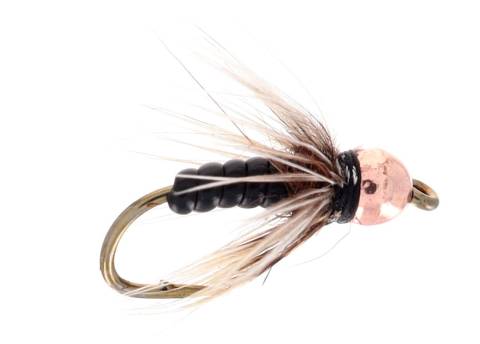 Soft Hackle Copperhead - Black