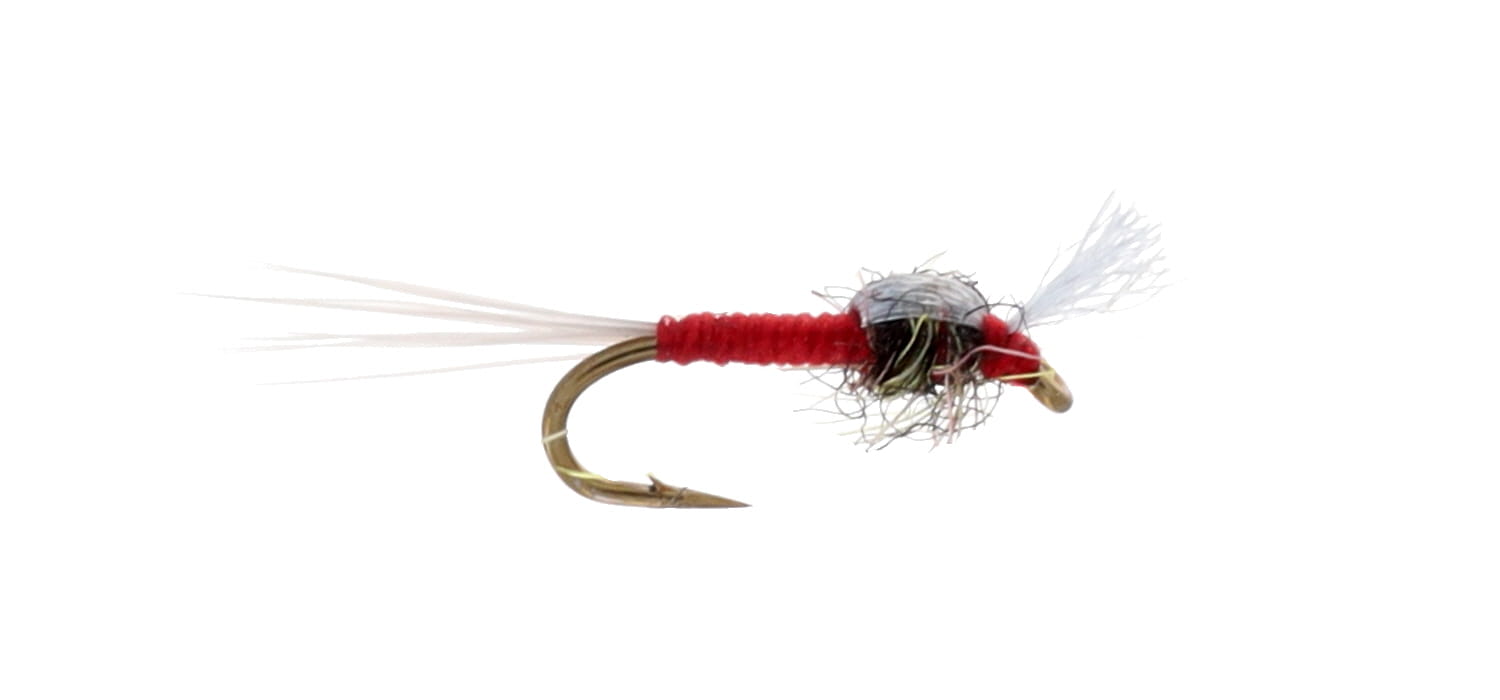 Red Nymph Fish Maydew's Micro Mayfly Nymph - Red