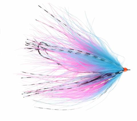 Hoh Bo Spey Steelhead Fly - Pink and Blue