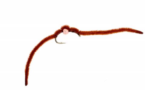 San Juan Worm -  Chocolate Beadhead