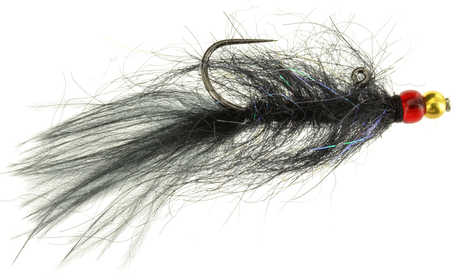 Balanced Leech - Black Magic  Fly Fishing Flies For Less