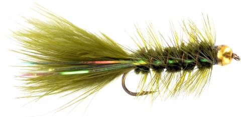 Bead Head Flash-A-Bugger - Olive