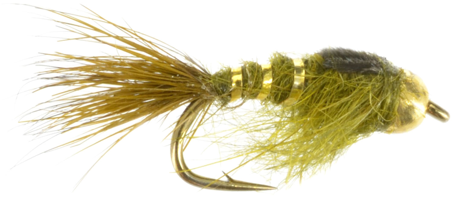 Hare's Ear - Olive Bead Head | Fly Fishing Flies For Less | DiscountFlies