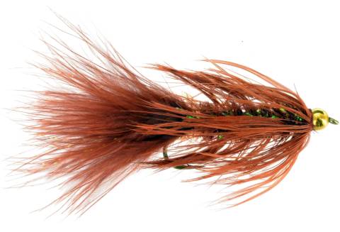 Beadhead Crystal Schlappen Bugger - Brown