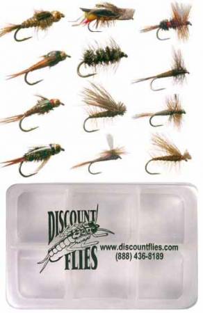 Most Effective Dozen Flies + Fly Box, Fly Fishing Flies For Less