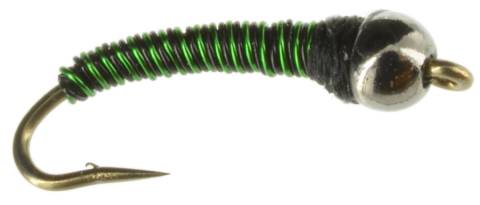 Brassie - Beadhead Green & Black