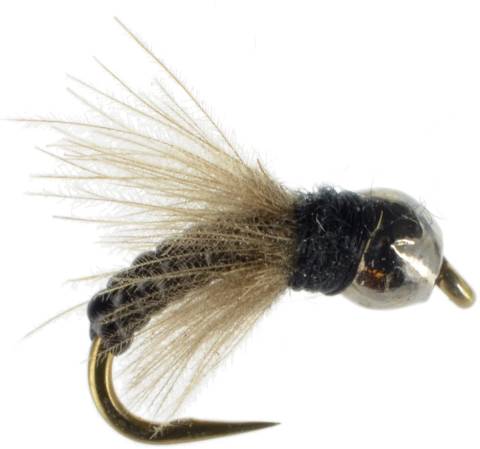 CDC Midge Emerger Black Beadhead