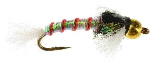 Chironomid Pupa Red Gold Bead