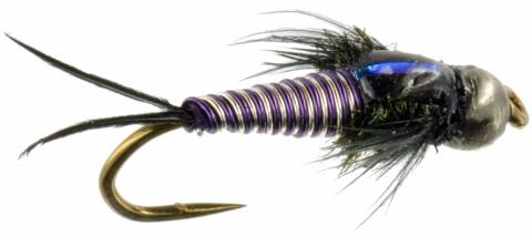 Copper J - Purple & Silver