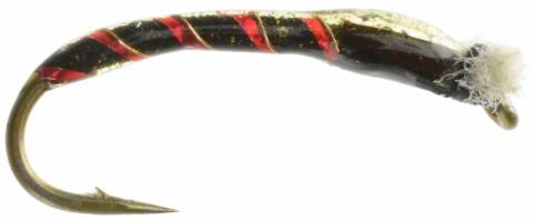 Crystal Chironomid - Red & Black
