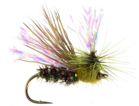 Crystal Flash Caddis - Olive