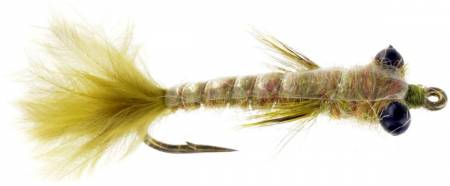 12 & 14 3 Damsel Nymphs Trout Flies Fishing Flies Sizes 10