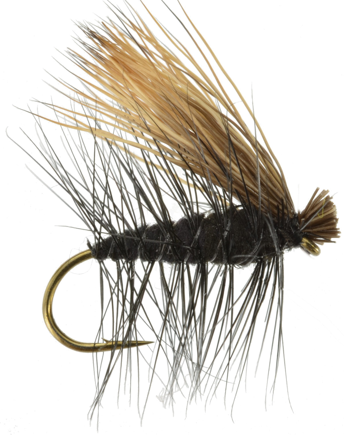Elk Hair Caddis Black Fly Fishing Flies For Less DiscountFlies