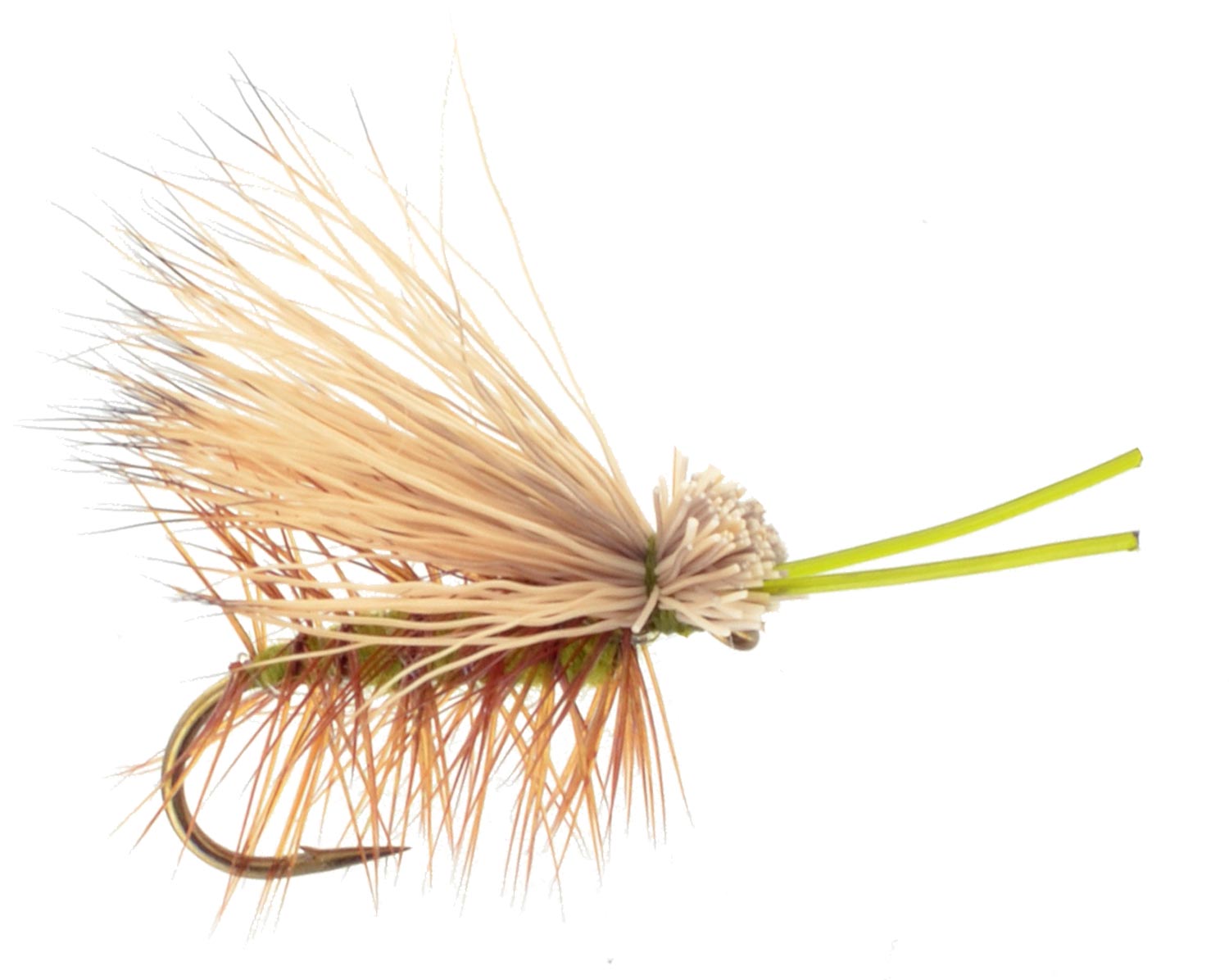 Elk Hair Caddis - Olive with Antennae | Fly Fishing Flies For Less ...