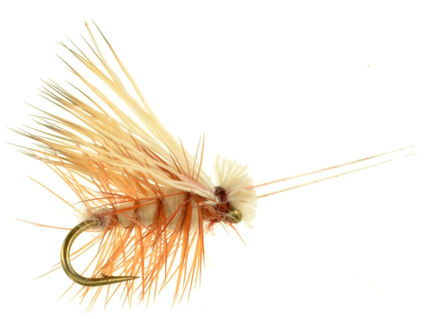Elk Hair Caddis Tan with Antennae Fly Fishing Flies For Less