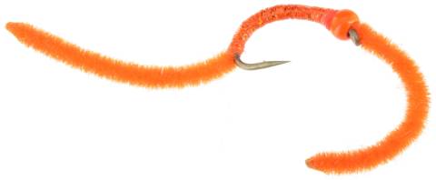 Firebead Sparkle Worm - Orange