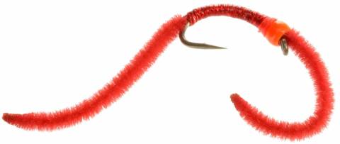 Firebead Sparkle Worm - Red